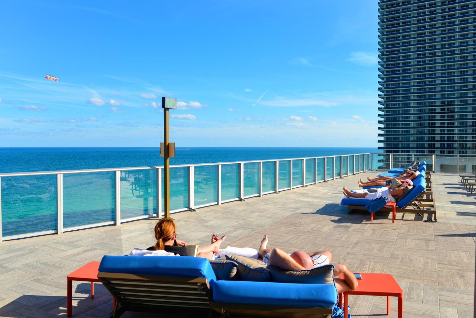 Wonderful 2/2 Condo W Ocean View At Hyde Beach Hollywood Buitenkant foto